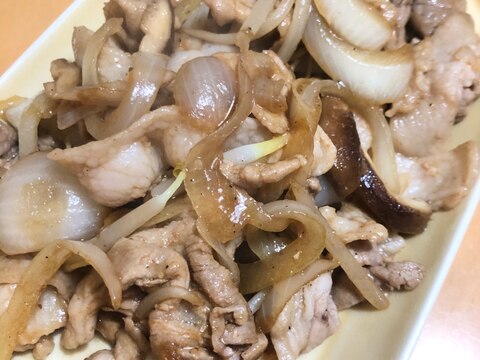 野菜に合う♡豚肉のバルサミコ醤油炒め